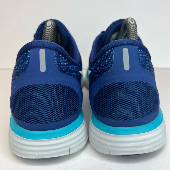 Nike Free RN Distance Womens Size 9M Coastal Blue/White 827116-401 Superb Clean - Picture 12 of 16